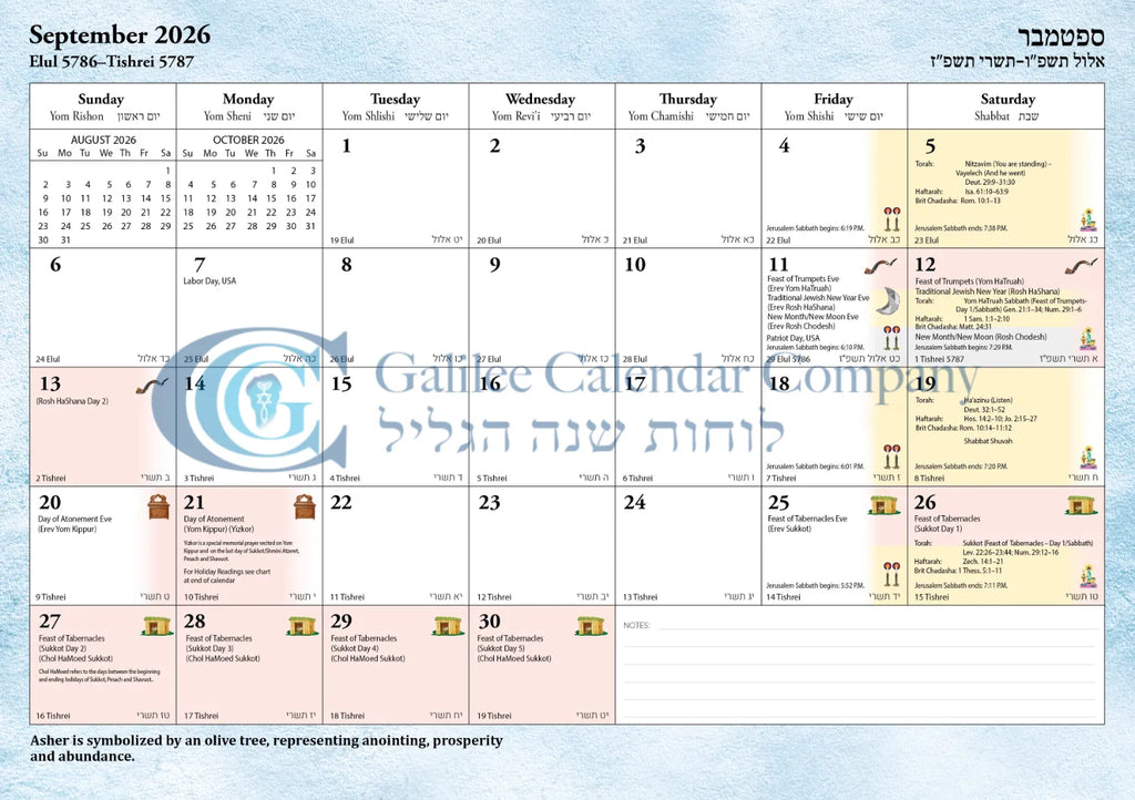 Biblical Calendar - The Israelites